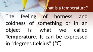 Reading and Measuring Temperature Using Thermometers in Degree Celsius ...