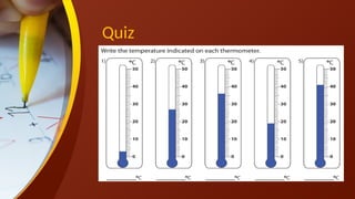 Tempreture Math Reading and Measuring Temperature Using Thermometers in Degree Celsius ...