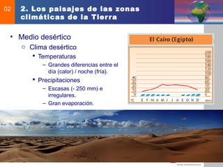 Tema 2. Tiempo, clima y paisajes de la Tierra | PPT