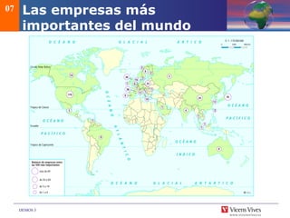 DEMOS 3
Las empresas más
importantes del mundo
07
 