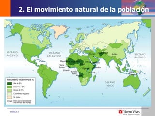DEMOS 3
2. El movimiento natural de la población
 