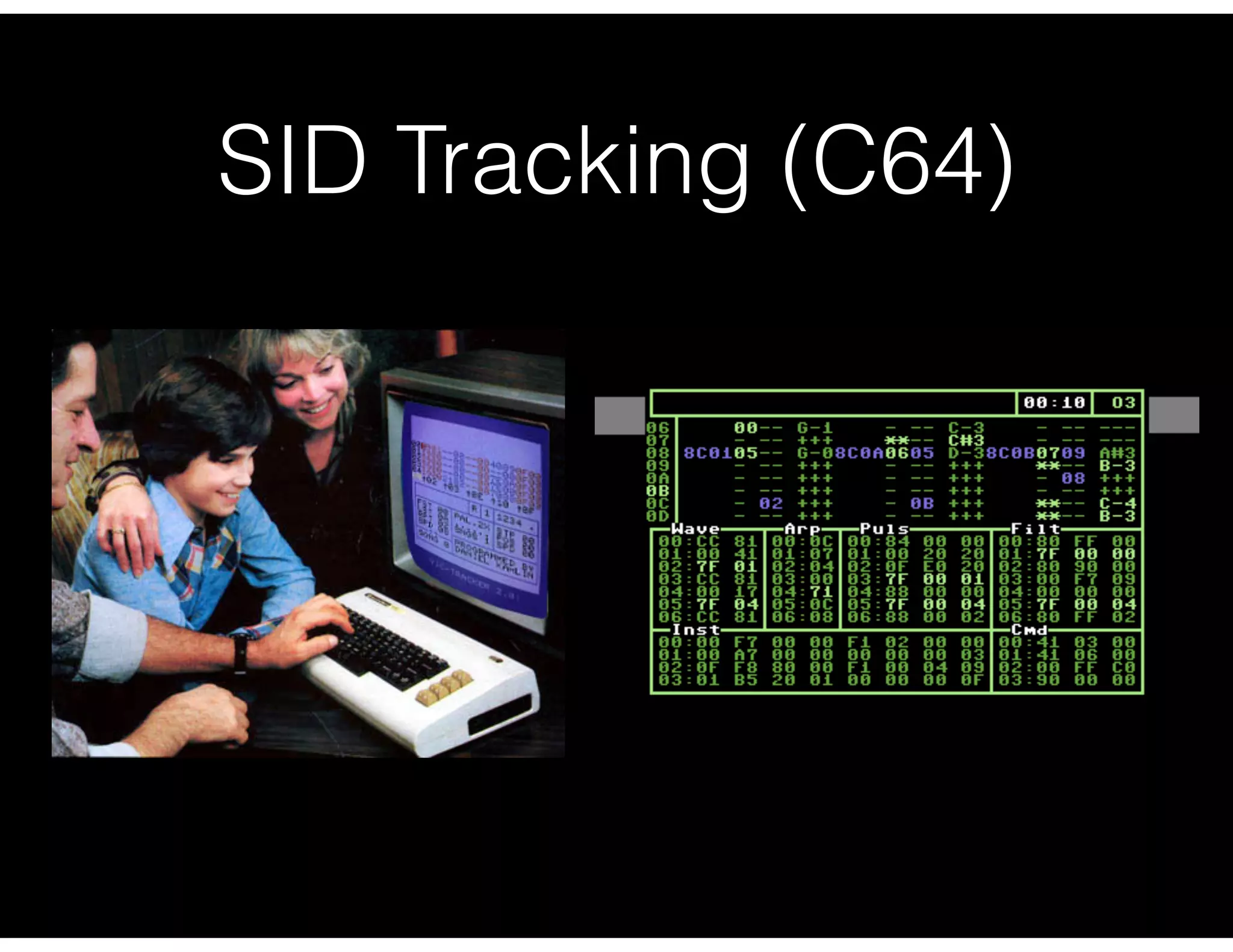 SID Tracking (C64)
 