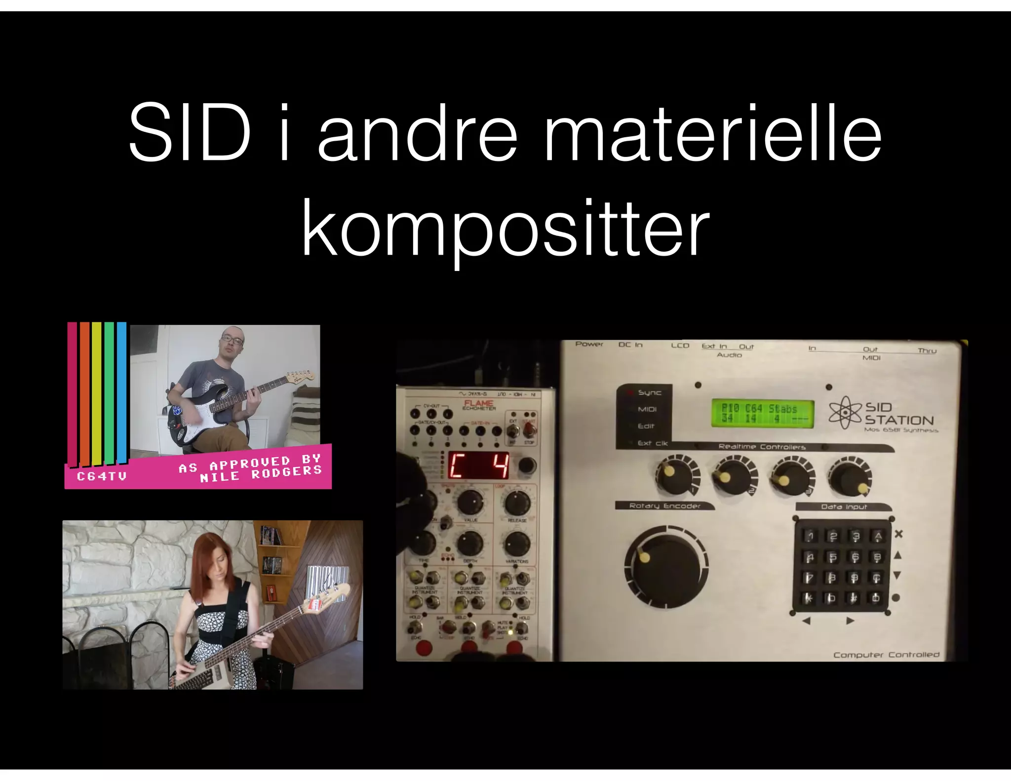 SID i andre materielle
kompositter
 