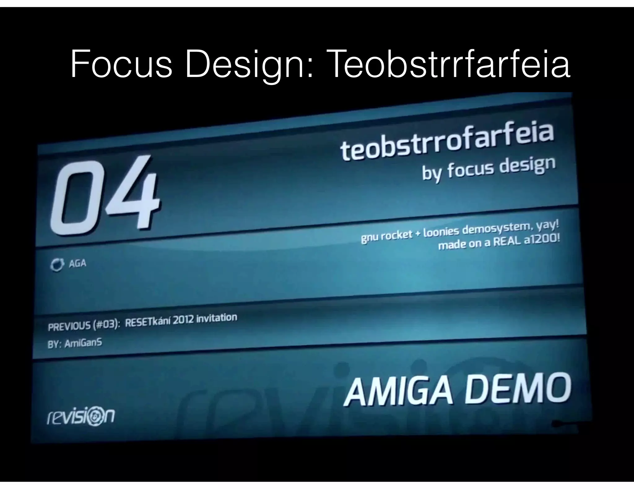 Focus Design: Teobstrrfarfeia
 