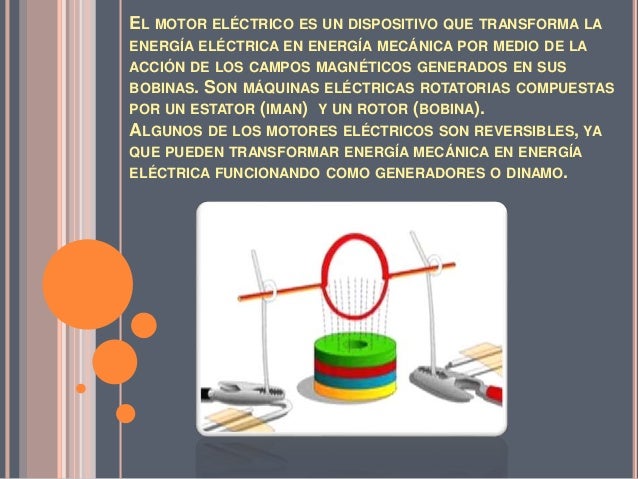 Principio de funcionamiento de un motor