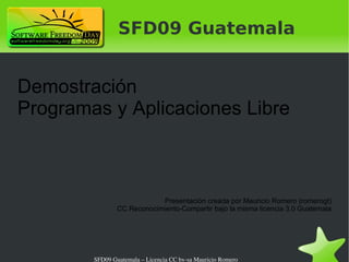 SFD09 Guatemala ,[object Object]