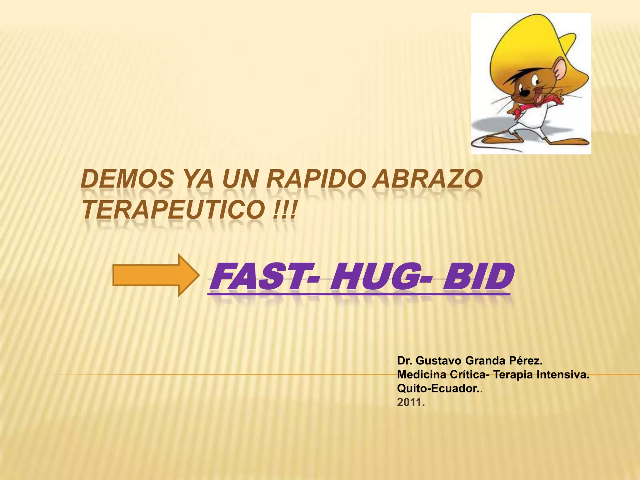 FAST HUG BID | PPTX