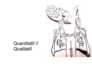 Quantitatif //
Qualitatif
 