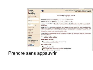 Prendre sans appauvrir
 
