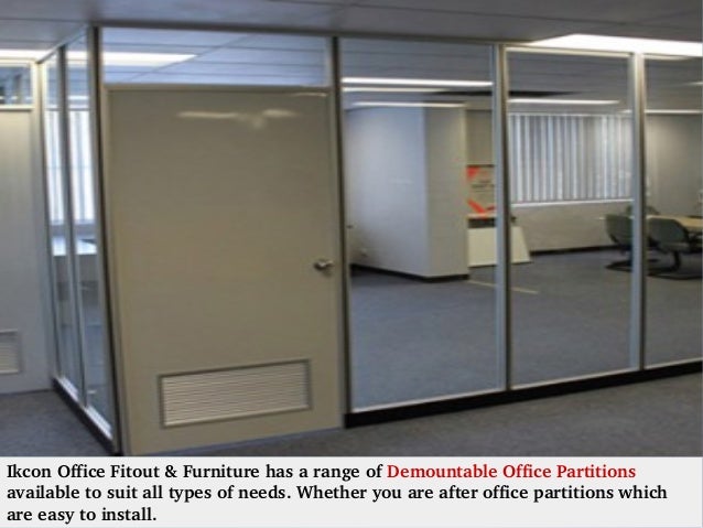 Demountable Office Partitions