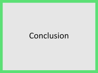 Conclusion 
 