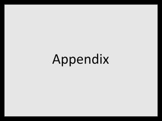 Appendix 
 