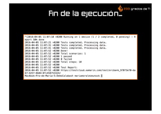 Fin de la ejecución…
 