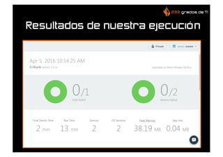 Resultados de nuestra ejecución
 