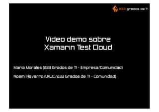 Demo xamarin test cloud