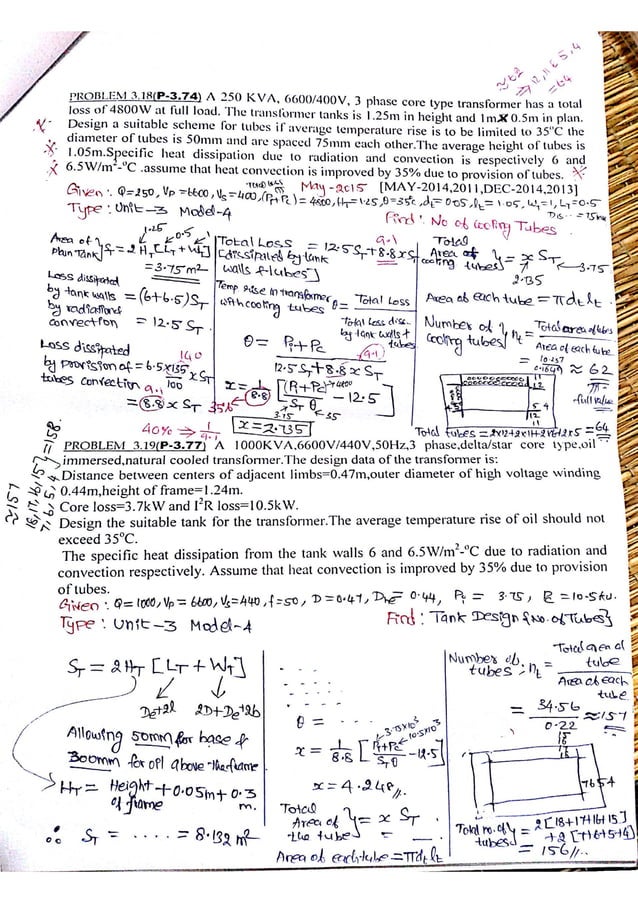 Design of Electrical Machines Problems & Solutions PDF