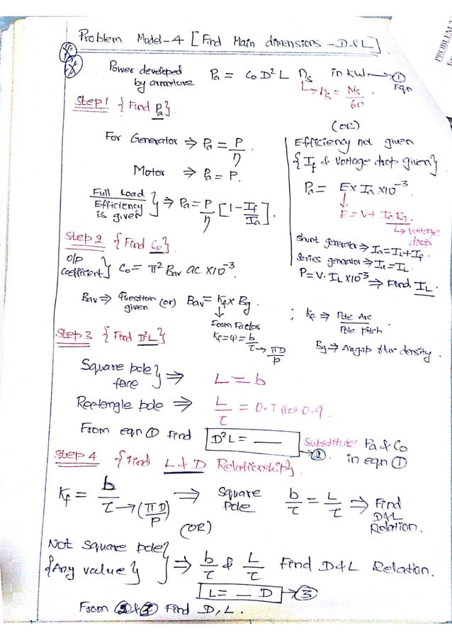 Design of Electrical Machines Problems & Solutions PDF