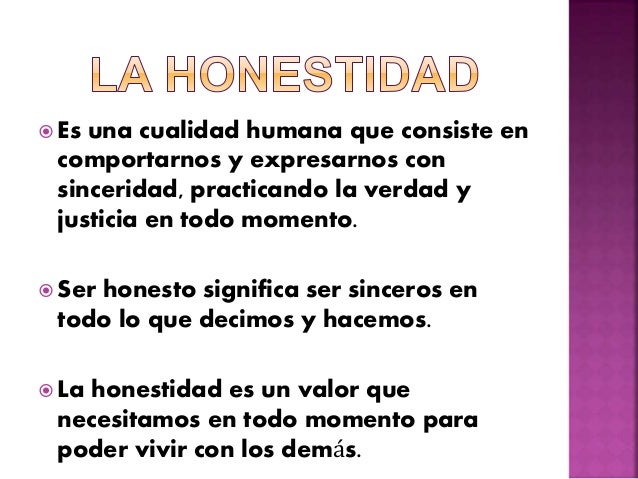 Resultado de imagen para honestidad reflexión