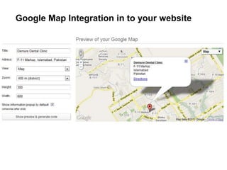 Google Map Integration in to your website 