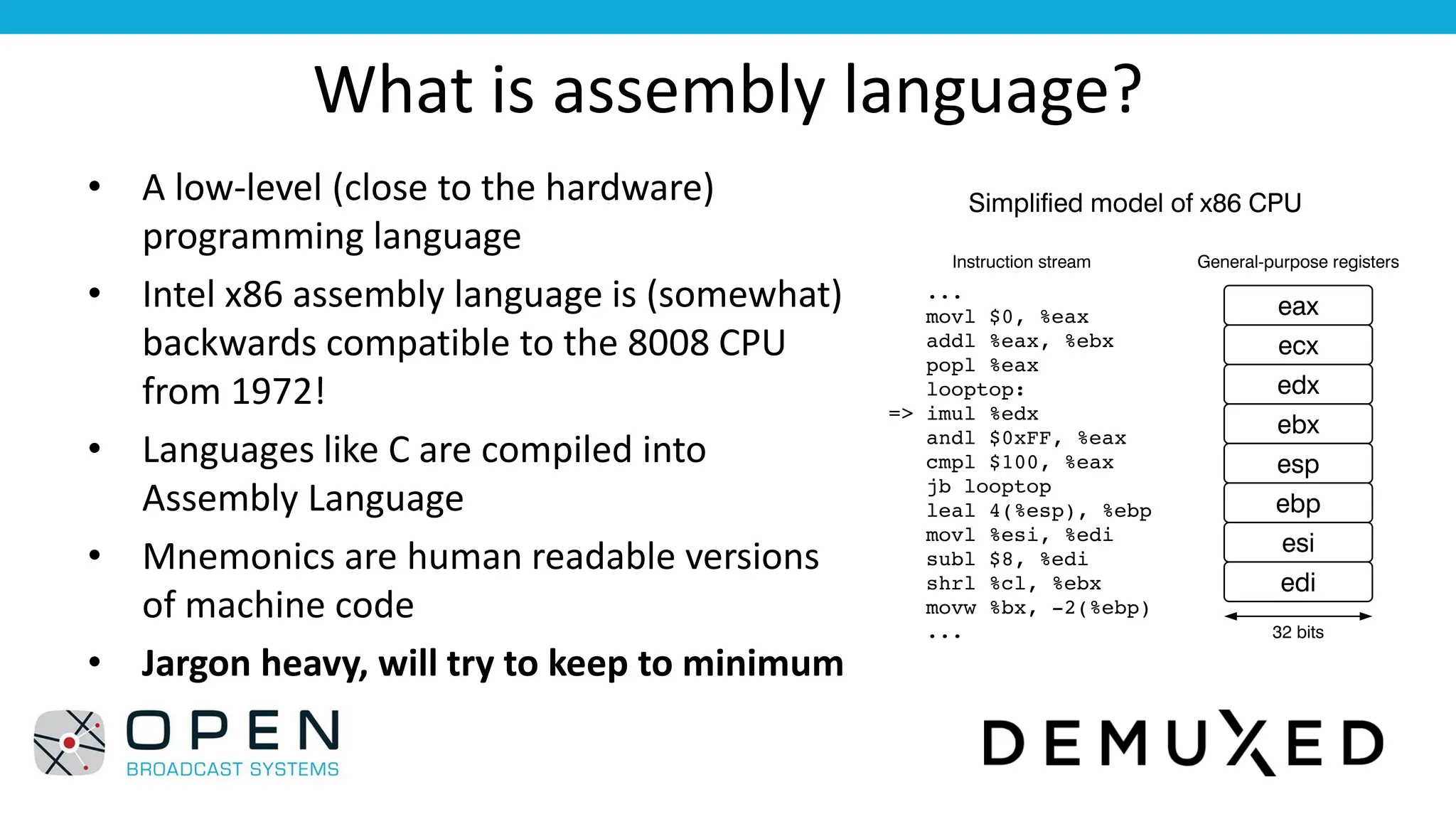 Baby Demuxed's First Assembly Language Function | PDF | Programming ...