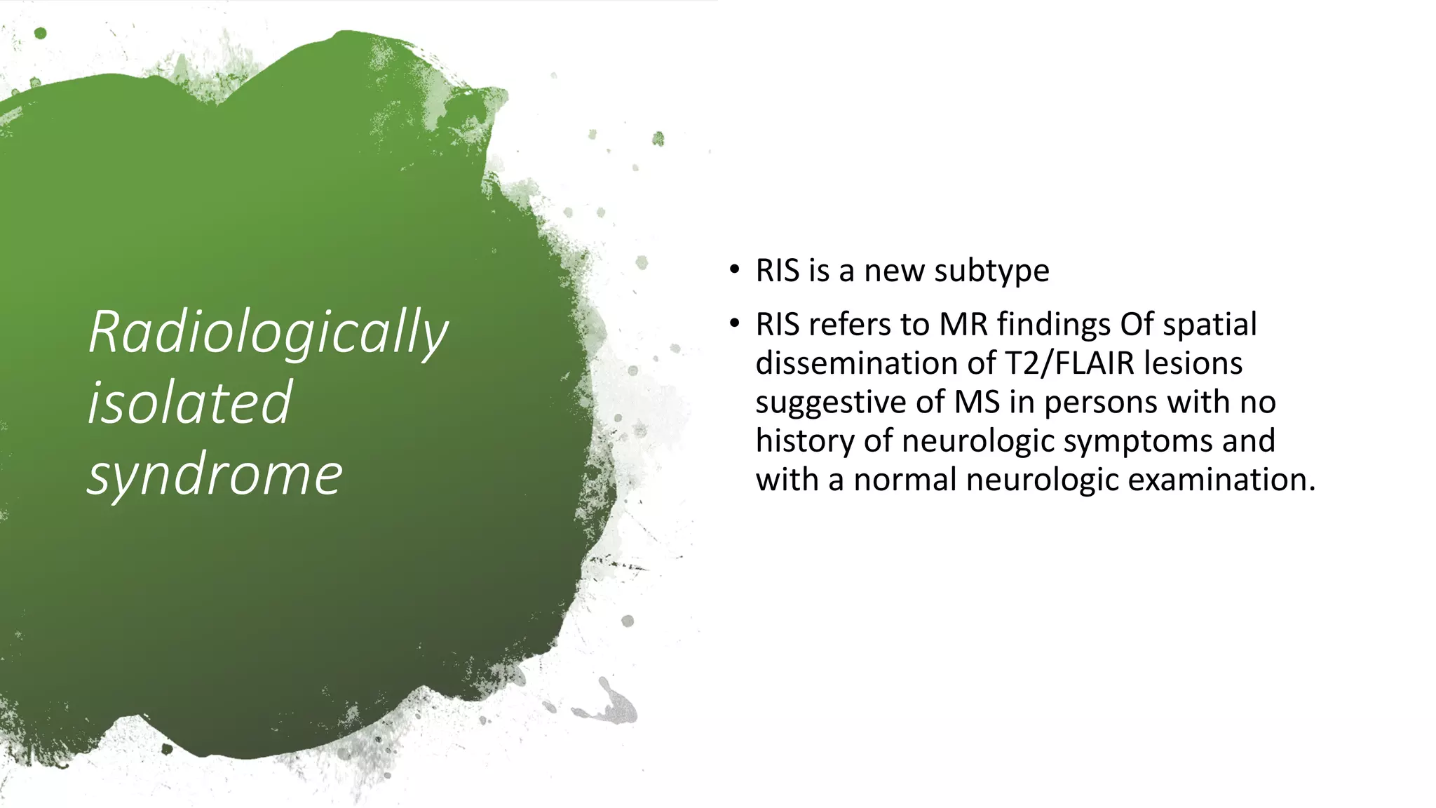 Demyelinating and inflammatory diseases | PPTX