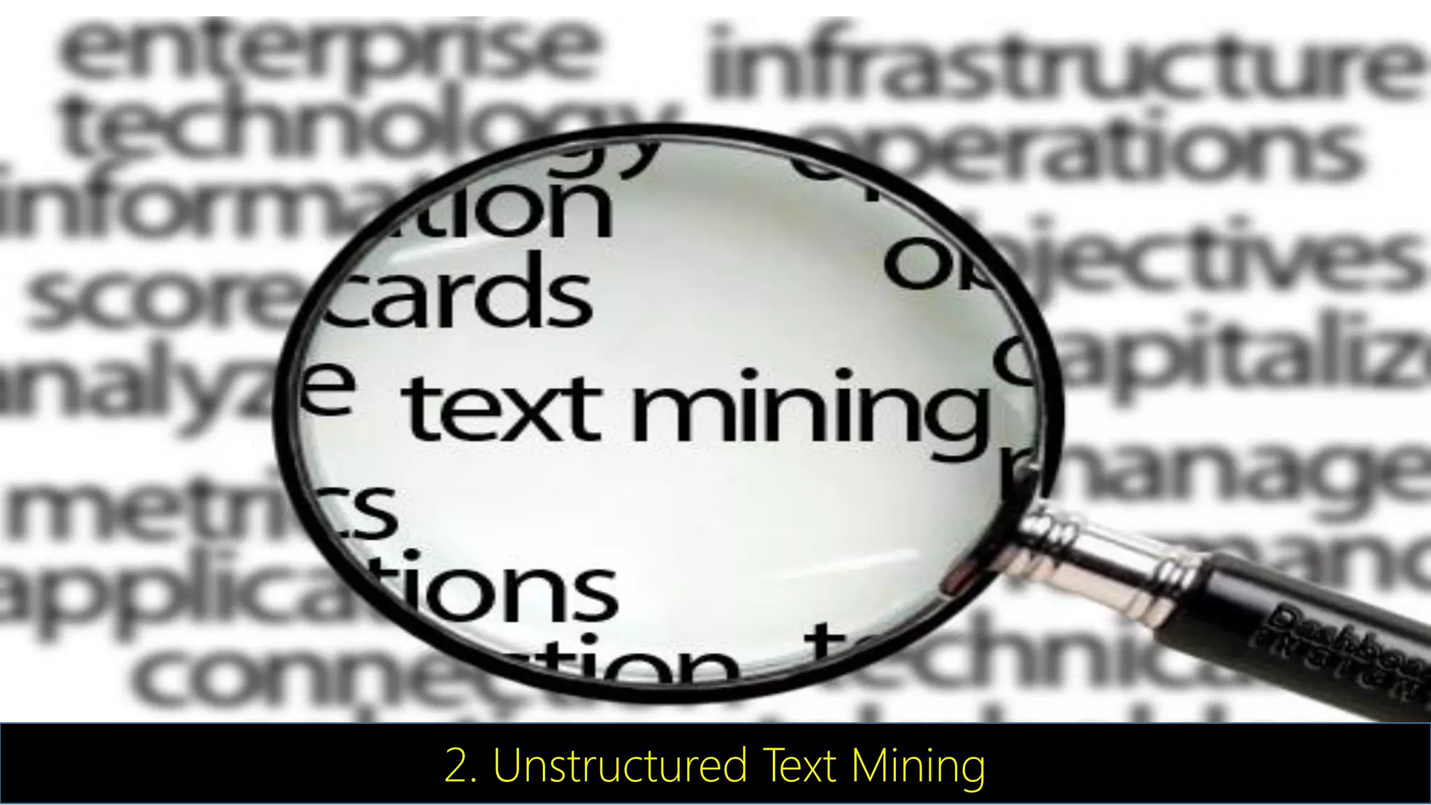 2. Unstructured Text Mining
 