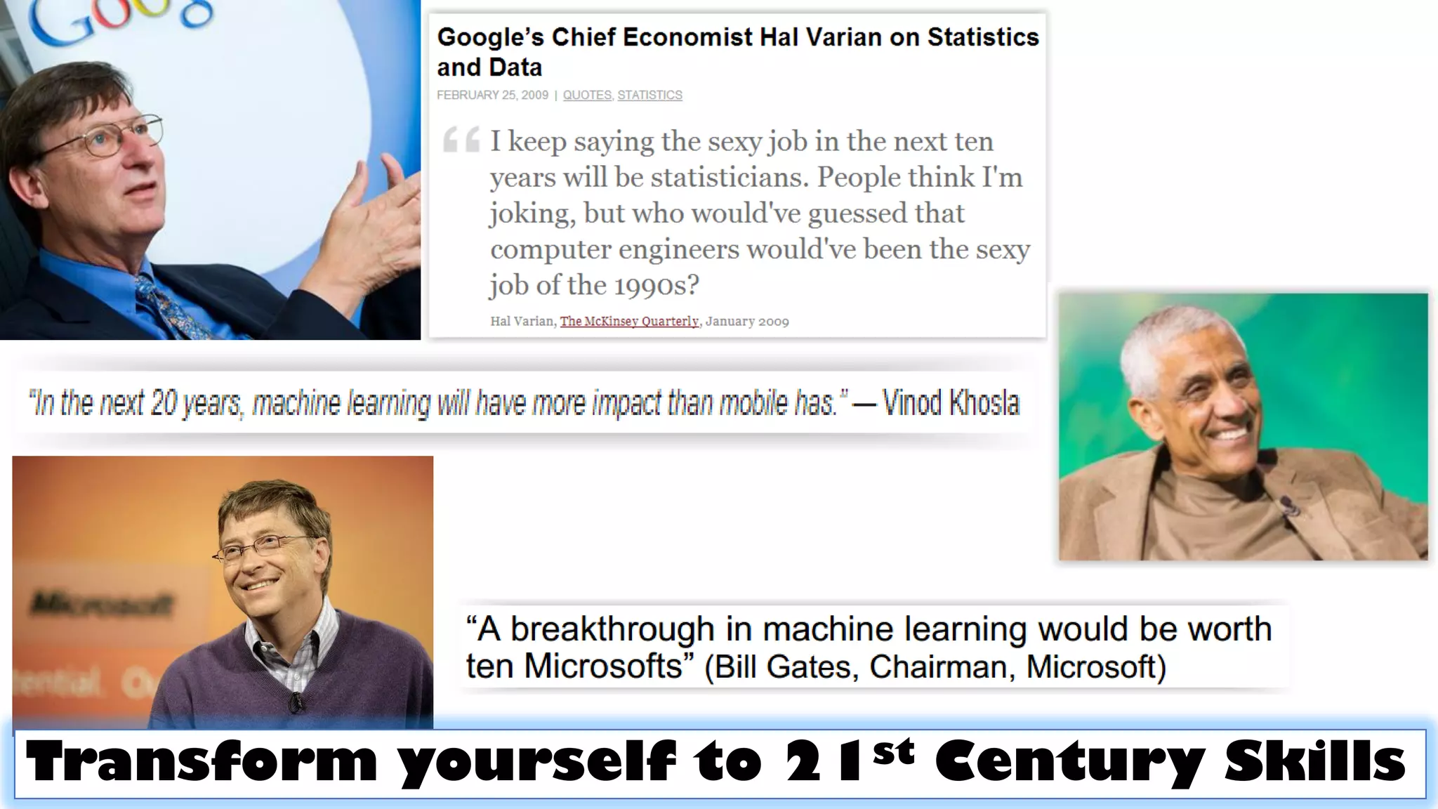 Transform yourself to 21st Century Skills
 