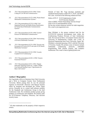 Demystifying Multimedia Conferencing Over the Internet Using ... | PDF