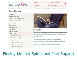 Finding Kindred Spirits and Peer Support 