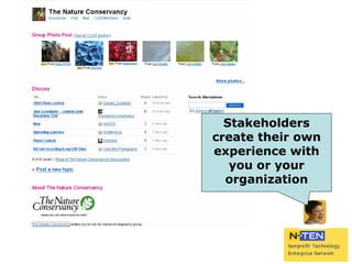 Stakeholders create their own experience with you or your organization 