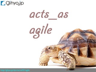 http://gihyo.jp/dev/serial/01/agile
 