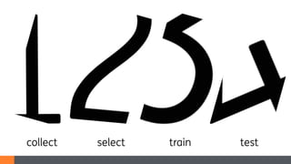 collect select train test
 