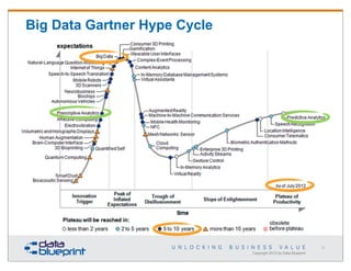 Big Data Gartner Hype Cycle

13

Copyright 2013 by Data Blueprint

 