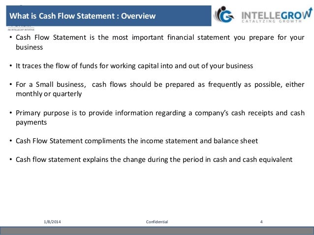 constructing the statement of cash flow The cash flow statement is a clear illustration of the actual cash transactions in and out of the company when you build a cash flow statement, it allows you to see if your business will. constructing the statement of cash flow The cash flow statement is a clear illustration of the actual cash transactions in and out of the company when you build a cash flow statement, it allows you to see if your business will.