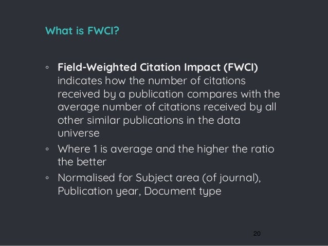 Demystifying Citation Impact 2017 May
