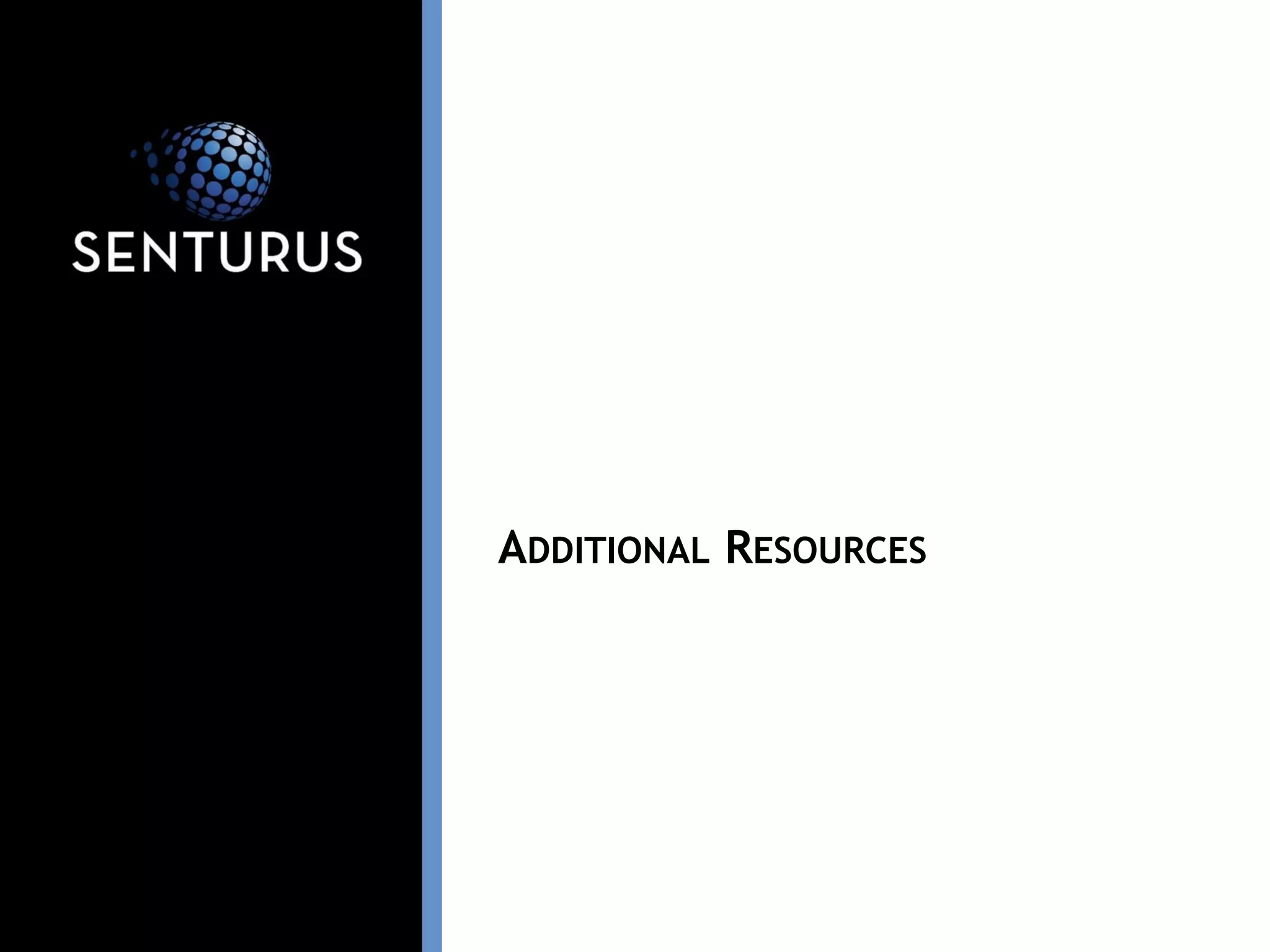 ADDITIONAL RESOURCES
 