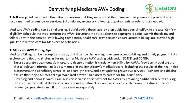 Demystifying Medicare AWV Coding pdf Demystifying Medicare AWV Coding pdf