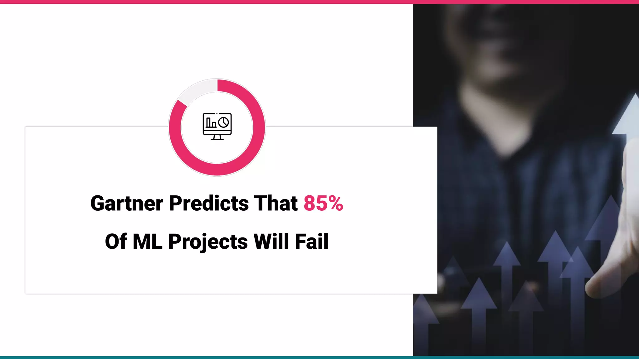 Gartner Predicts That 85%
Of ML Projects Will Fail
 