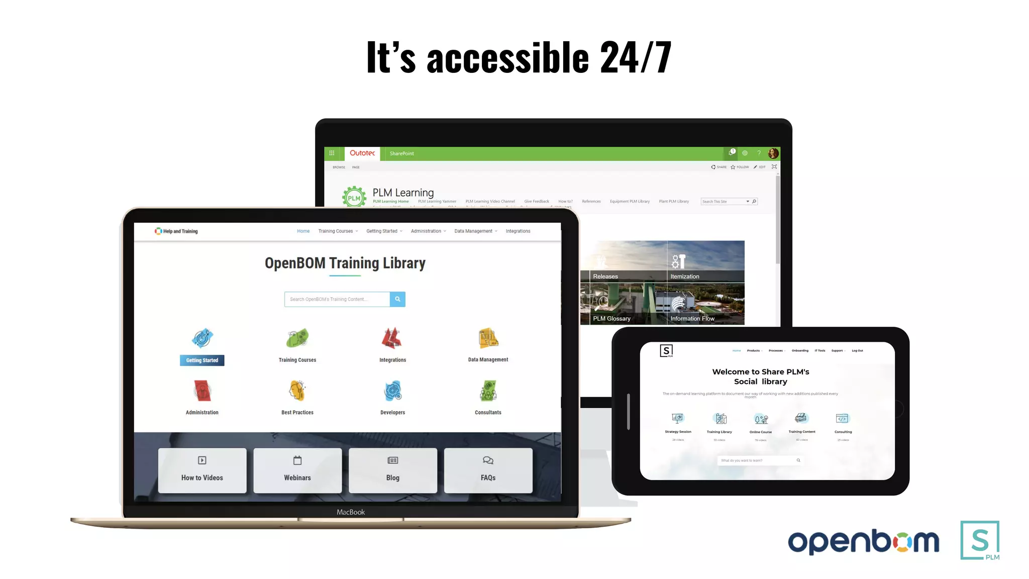 It’s accessible 24/7
 