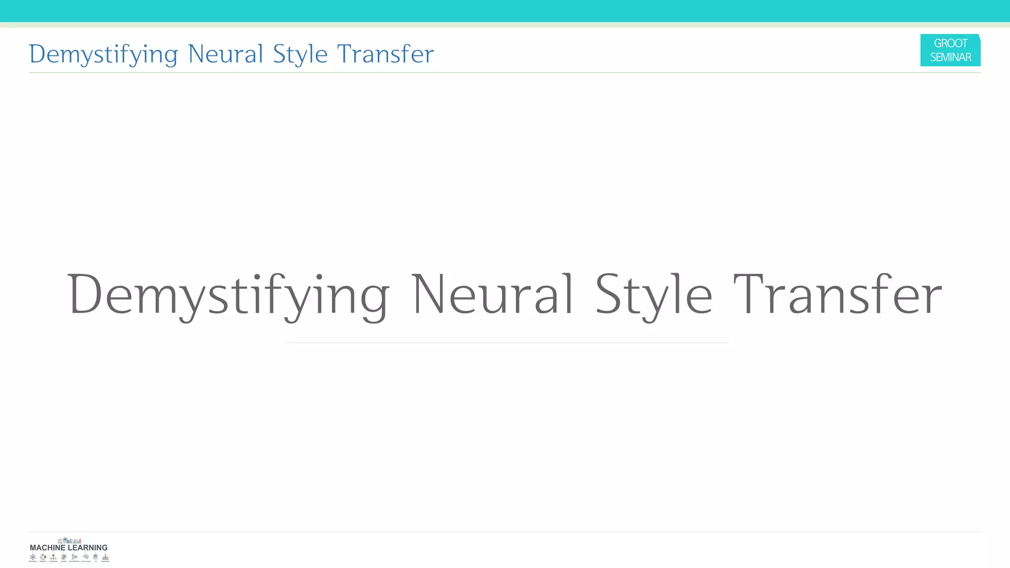 Demystifying Neural Style Transfer
Demystifying Neural Style Transfer
 
