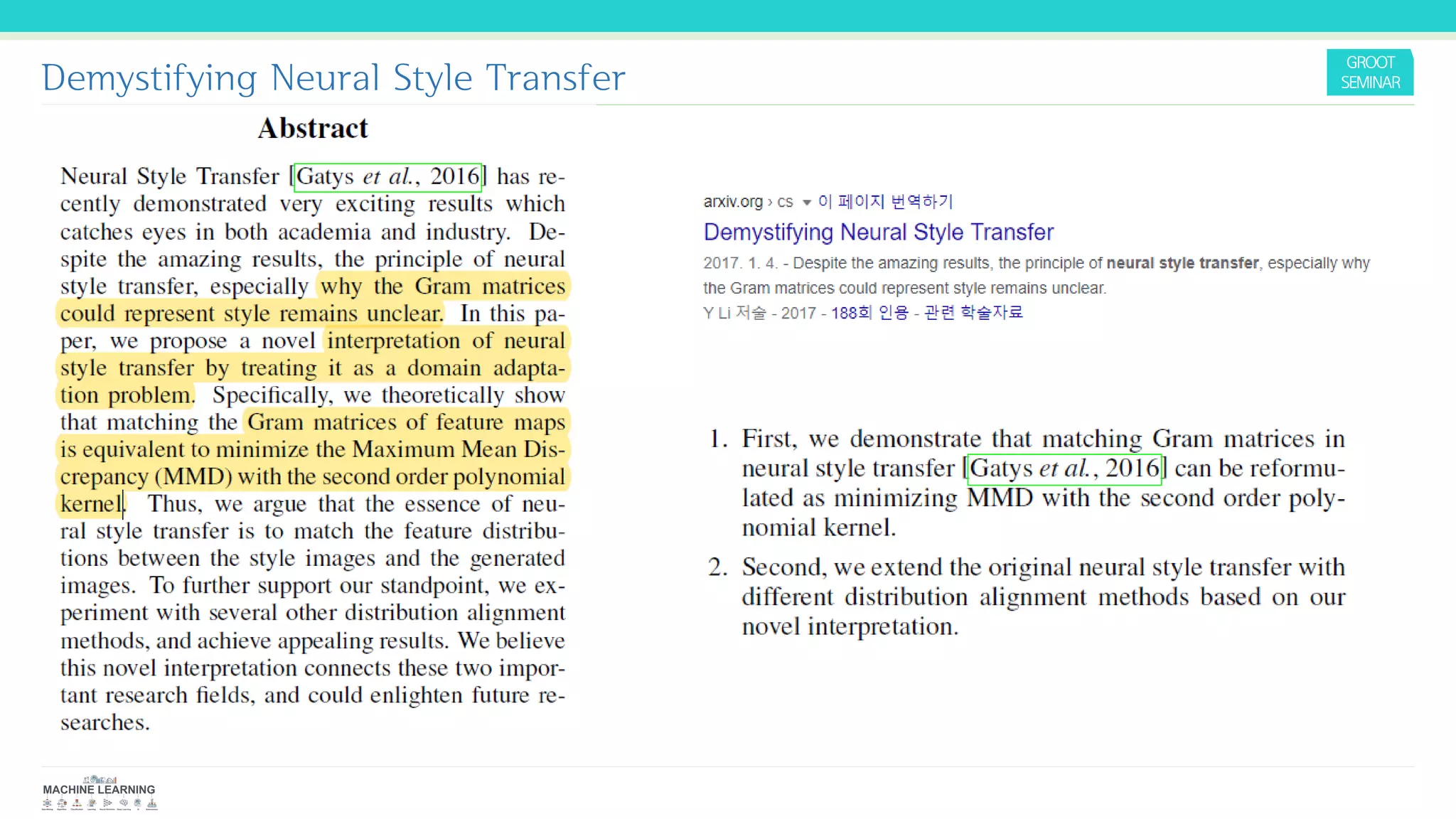 Demystifying Neural Style Transfer
 