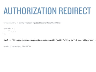 AUTHORIZATION URL
https://accounts.google.com/o/oauth2/auth? 
response_type=code
&state=RANDOM_GENERATED_CODE 
&redirect_uri=[callback_address] 
&scope=https://www.googleapis.com/auth/drive.readonly
&state=[generated_state_string] 
&client_id=[client_id] 
 