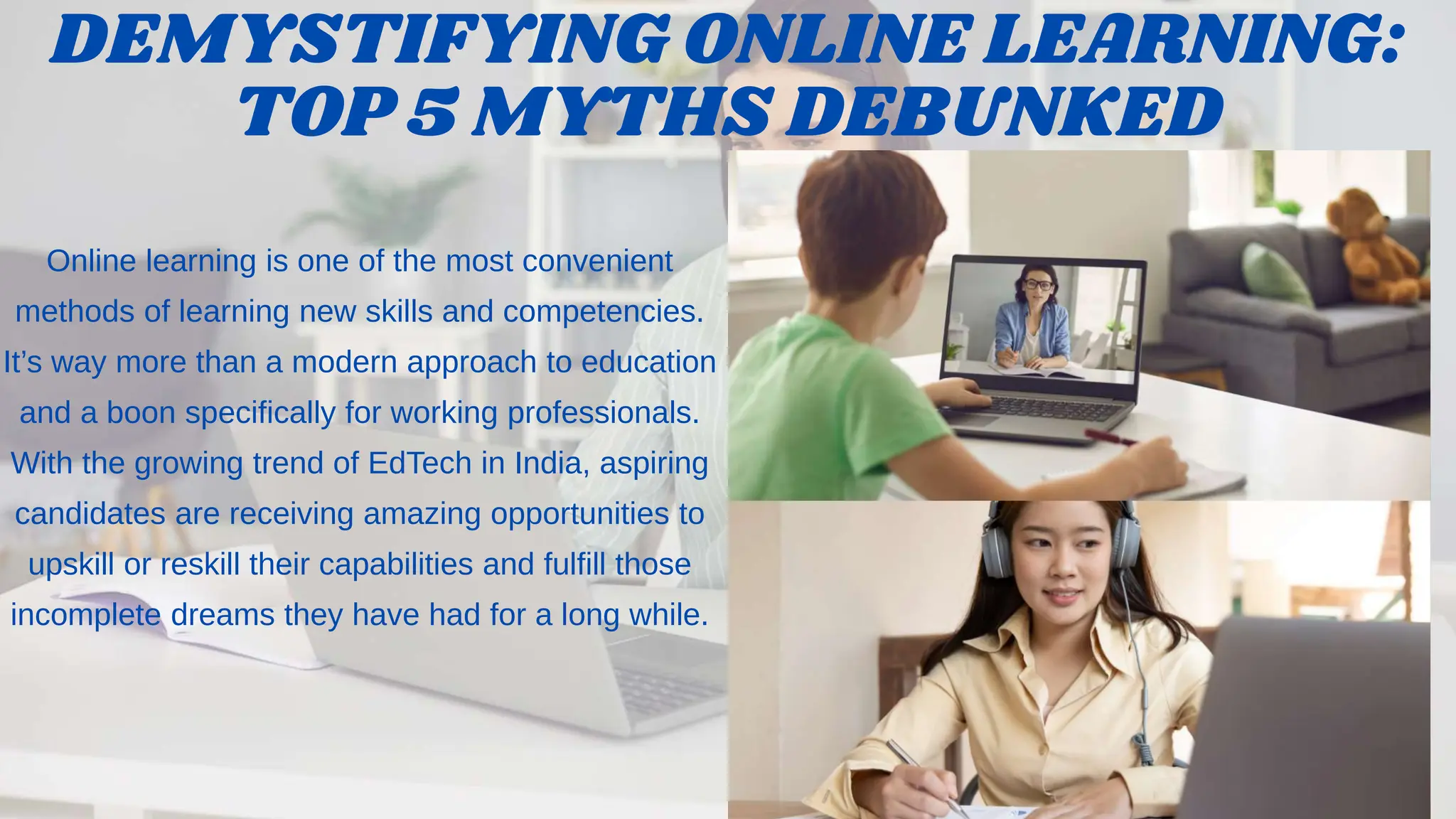 Demystifying Online Learning Top 5 Myths Debunked. PPT(00)