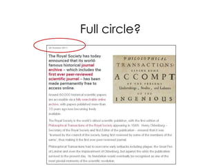 Full circle?
 