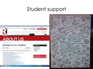 Student support
 