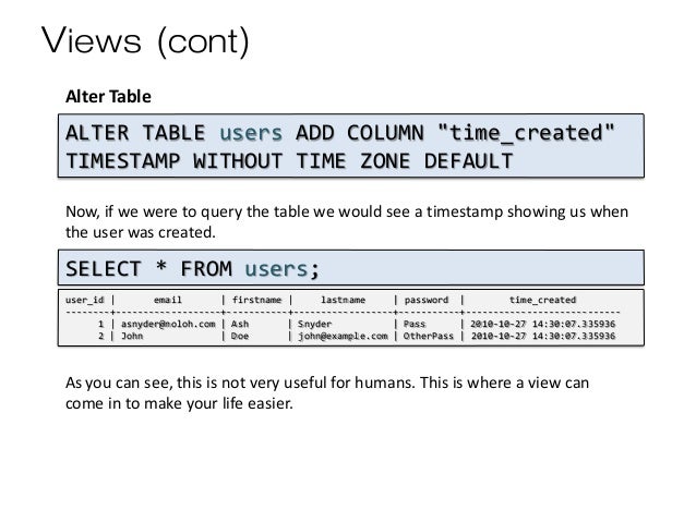 postgresql alter table postgresql alter table