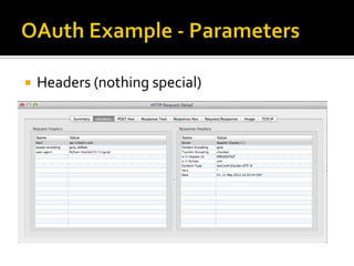    Headers (nothing special)
 