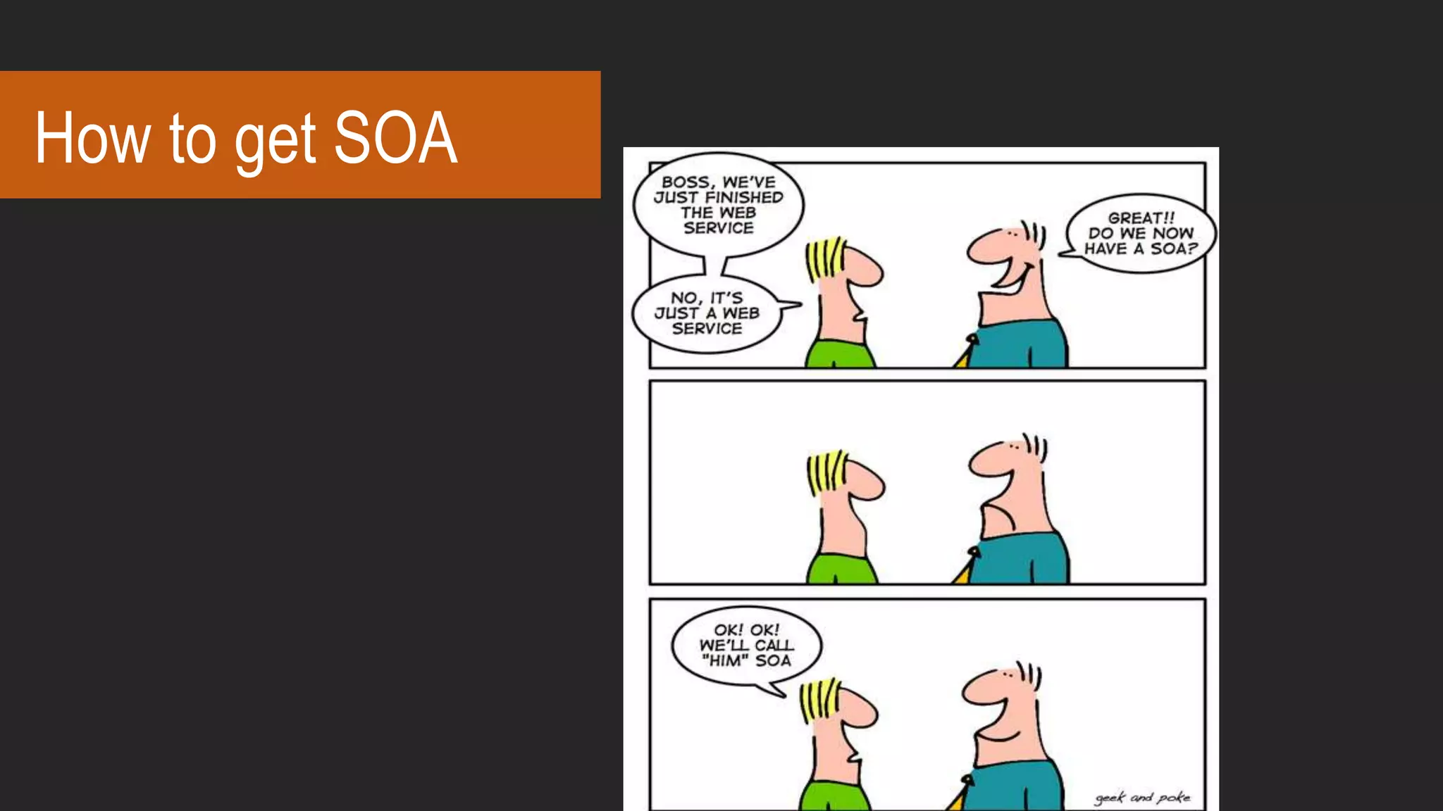 How to get SOA
 