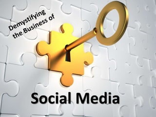 Demystifying the Business of Social Media 