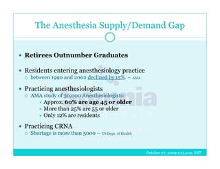 Demystifying the Anesthesia Stipend: Achieving More Coverage and Better ...